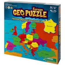 Пъзел GeoPuzzle от 58 части - Европа -1