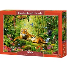 Пъзел Castorland от 500 части - Негово Величество - Тигърът -1