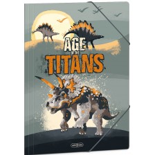 Папка с ластик Ars Una Age of the Titans - А4 -1