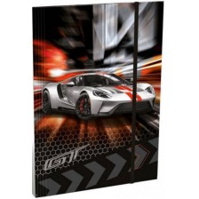 Папка с ластик А4 Lizzy Card - Ford GT Silver -1