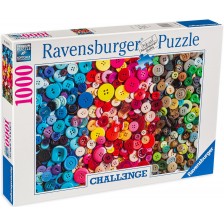 Пъзел Ravensburger от 1000 части - Цветни копчета -1