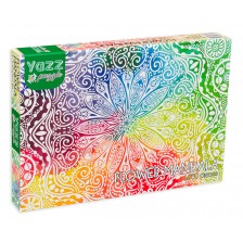 Пъзел Yazz Puzzle от 1000 части - Цветна мандала -1