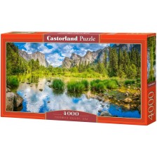 Пъзел Castorland от 4000 части - Долината Йосемити -1