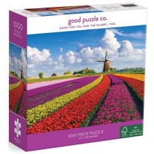 Пъзел Good Puzzle от 1000 части - Цветя в Холандия -1