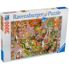 Пъзел Ravensburger от 3000 части - Градината на слънчевите знаци -1
