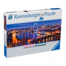 Панорамен пъзел Ravensburger от 1000 части - Нощен Лондон -1