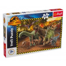 Пъзел Trefl от 200 части - Динозаври в Джурасик парк -1