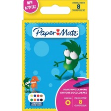 Пастели Paper Mate Kids Colouring - 8 цвята