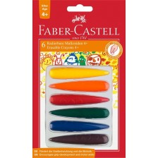 Пастели Faber-Castell - 6 цвята
