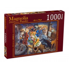 Пъзел Magnolia от 1000 части - Котета музиканти -1