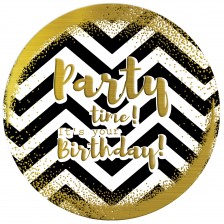 Табелка-картичка - Party time! It's your birthday! -1