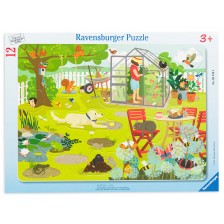 Пъзел Ravensburger от 12 части - Нашата градина -1