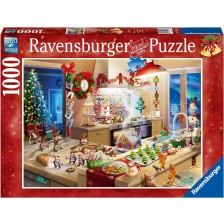 Пъзел Ravensburger от 1000 части - Весела Коледа -1