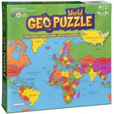 Пъзел GeoPuzzle от 68 части - Свят -1