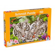 Пъзел Schmidt от 150 части - Семейство тигри -1