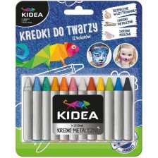 Пастели за лице Kidea - 12 цвята -1