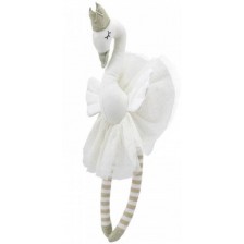 Парцалена кукла The Puppet Company - Лебед, бял, 30 cm -1