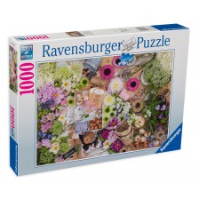 Пъзел Ravensburger от 1000 части - Великолепни цветя -1