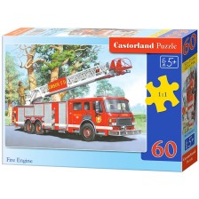 Пъзел Castorland от 60 части - Пожарникарски екип -1