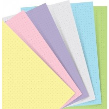 Пълнител за Notebook Filofax A5 - Пастелна хартия на точки -1