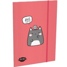 Папка с ластик Lizzy Card Kittok Catt - A4