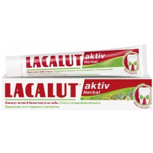 Lacalut Aktiv Паста за зъби Herbal, 75 ml -1