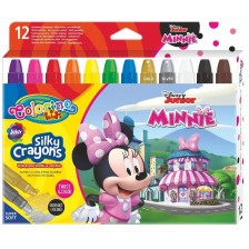 Пастели Colorino Disney - Junior Minnie Silky, 12 цвята