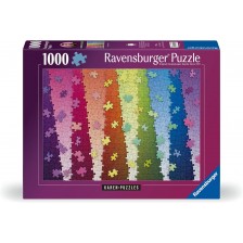 Пъзел Ravensburger от 1000 части - Цвят върху цветовете -1