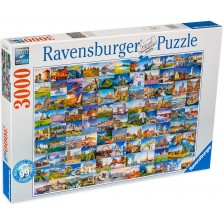 Пъзел Ravensburger от 3000 части - Красиви места в Европа -1