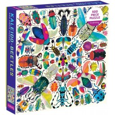 Пъзел Galison от 500 части - Цветни бръмбарчета -1