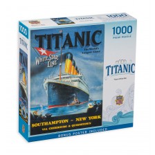 Пъзел Master Pieces от 1000 части - Пътешествието на Титаник -1