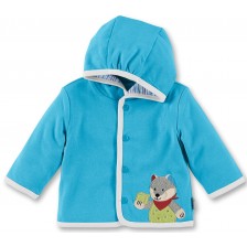 Памучно бебешко палтенце Sterntaler - С вълк, 62 cm, 4-5 месеца