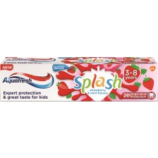 Aquafresh Паста за зъби Splash Strawberry, 3 - 8 години, 50 ml