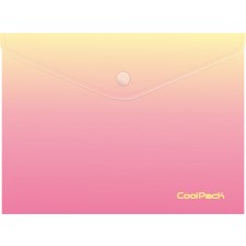 Папка с копче Cool Pack - A4, Gradient Peach -1