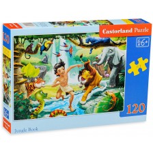 Пъзел Castorland от 120 части - Игра в джунглата -1
