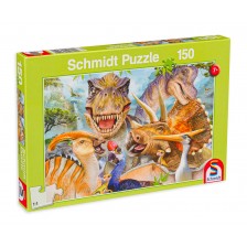 Пъзел Schmidt от 150 части - Светът на динозаврите -1