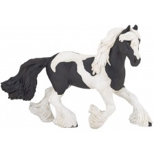Фигурка Papo Horses, foals and ponies – Черно-бял кон -1