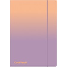 Папка с ластик Cool Pack - A4, Gradient Berry -1