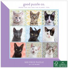 Пъзел Good Puzzle от 500 части - Котешки портрети -1