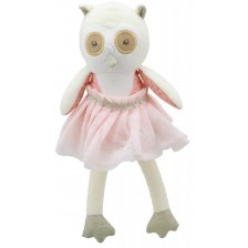 Парцалена кукла The Puppet Company - Бухал с рокля, 30 cm -1