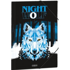 Папка с ластик Ars Una Nightwolf - А4