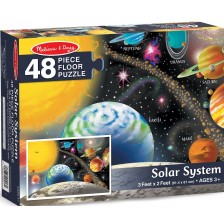 Пъзел за под Melissa & Doug - Слънчева система, 48 части -1