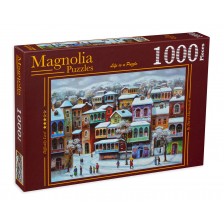 Пъзел Magnolia от 1000 части - Сняг в Тбилиси -1
