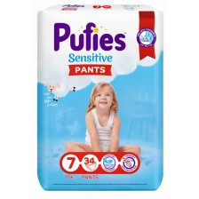 Пелени гащи Pufies Pants Sensitive 7, 34 броя