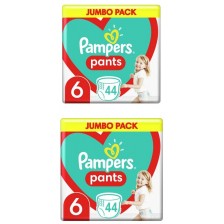 Пелени гащи Pampers Pants - JP, Размер 6, 15+ kg, 2 х 44 броя -1