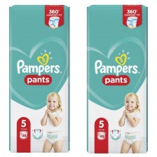 Пелени гащи Pampers Pants - JP, Размер 5, 12-17 kg, 2 х 48 броя -1