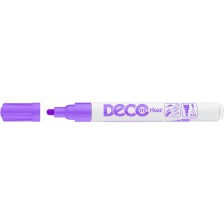 Перманентен маркер Ico Deco - объл връх, лилав -1