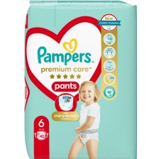 Пелени гащи Pampers Premium Care - Размер 6, 15+ kg, 42 броя -1