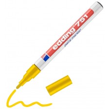 Перманентен маркер Edding 751 - Жълт -1