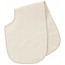 Пелена за рамо от муселин BabyJem - Екрю, 22 х 57 cm -1